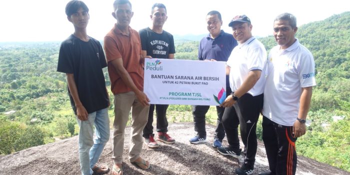 PLN Bantu Sediakan Fasilitas Sarana Air Bersih kepada 42 Petani Hutan di Desa Dul
