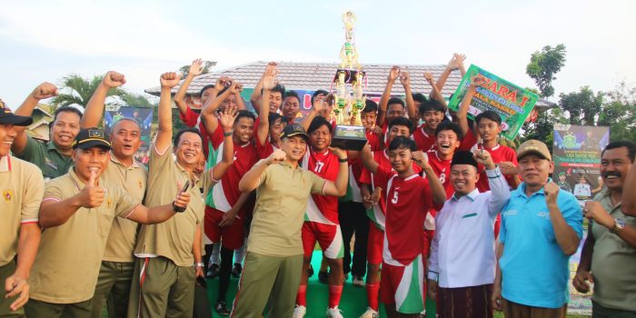 Dandim 0429/Lamtim Resmi Tutup Piala Kasad Liga Santri PSSI 2022