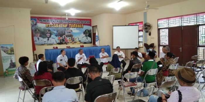 Percantik wajah Kota Toboali, kecamatan Lakukan Sosialisasi “Relokasi PKL”