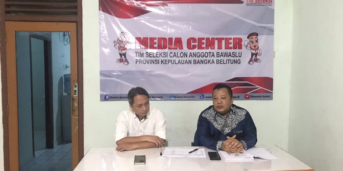 Pendaftaran Calon Bawaslu Provinsi Bangka Belitung Ditutup Hari Ini