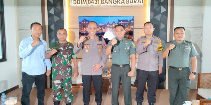 Memperkenalkan Diri Polres dan Kodim /0431 Babar Jalin Silaturahmi Bersama FKUB