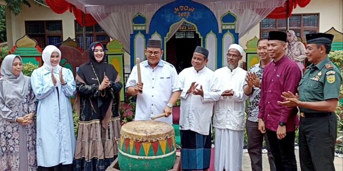 Bupati Basel Pukul Gendam Buka MTQH Tingkat Kecamatan Toboali