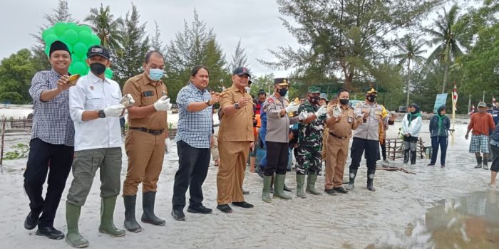PWI Bersama Kapolda Babel Gelar Penanaman Mangrove 