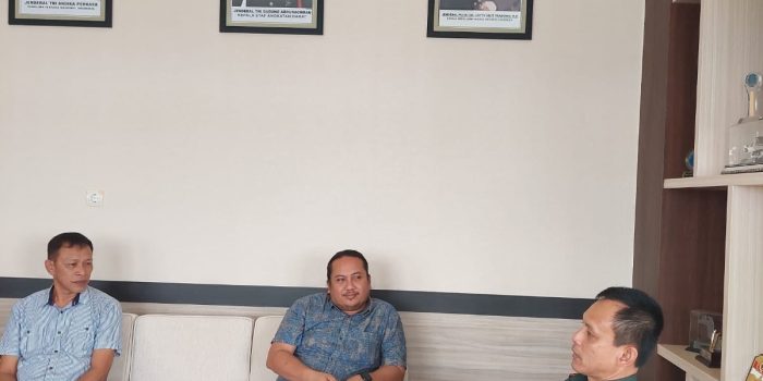 Tingkatkan Sinergitas kerja Pengurus PWI Babel Bersilaturahmi dengan Danrem 045/Gaya