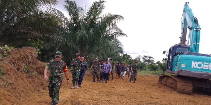 Dandim 0413/Bangka, Pantau Langsung Perkembangan TMMD Ke-114 di Desa Rias
