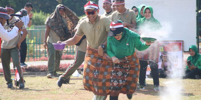 Meriahkan HUT RI Ke-77, Kodim 0429/Lamtim Gelar Perlombaan