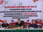 Peringati HUT RI Ke-77 Kejaksaan Negeri Gelar Olahraga Bersama PWI Basel