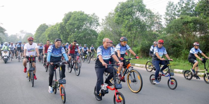 Event Fun Bike dalam Rangka Menyambut HUT RI ke-77 yang Digelar Pemprov Babel Diikuti 844 Peserta