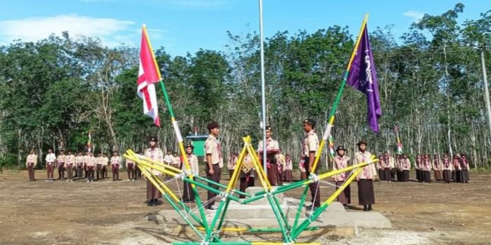 Madrasah Aliyah Nurul Qur’an Peringati HUT Pramuka ke-61, Waka Binamuda Kwarda kep Babel Sampaikan Pesan Khusus