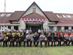Kapolres Lampung Utara Lepas 7 Personel Purna Bakti
