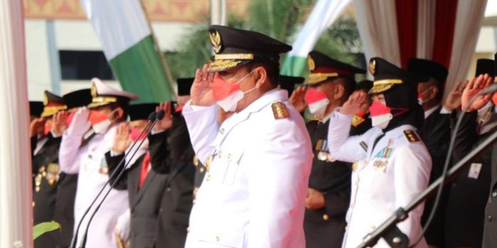 Gubernur Lampung Arinal Djunaidi Menjadi Inspektur Upacara HUT RI ke-77