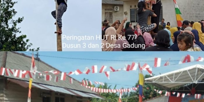 Antusias Ratusan Masyarakat Desa Gadung Peringati HUT RI ke-77