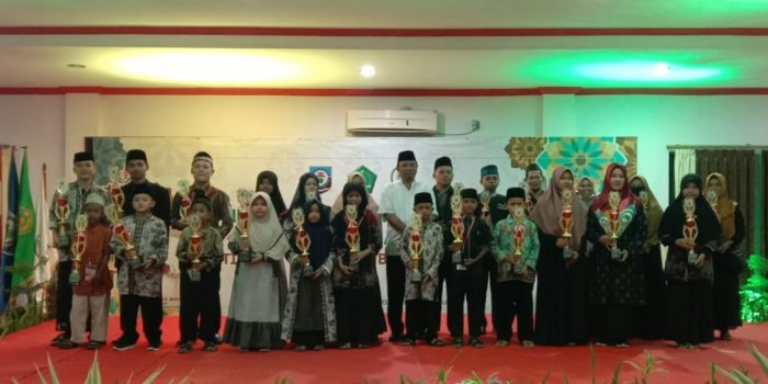 Kecamatan Air Gegas Raih Juara Umum MTQH ke10 Bangka Selatan