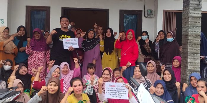GenPI Lampung Bagi Sembako di Provinsi, Kota dan Kecamatan
