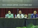 Diskominfo dan Statistik Prov Lampung Buka Kegiatatan Peningkatan Mutu SDM dalam P3SPS