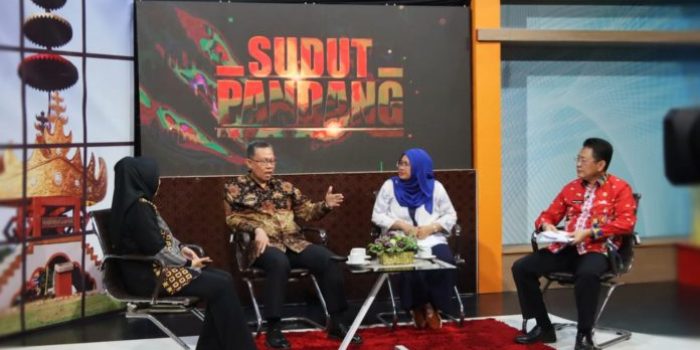 Fahrizal Darminto Sekda Provinsi Lampung Jadi Narsum Talkshow Inspektorat di Stasion TVRI 