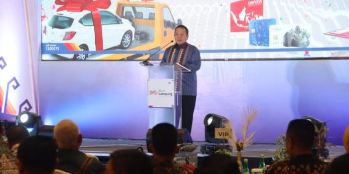 Gubernur Lampung Arinal Djunaidi Mengapresiasi Pencapaian Kinerja Bank Lampung Tahun 2022