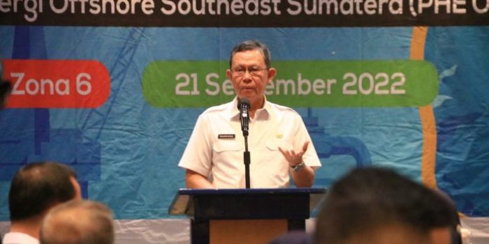 Fahrizal Darminto Sekda Provinsi Buka Acara FGD Tangulangi Penyelesaian Ceceran Minyak Bumi di Lampung