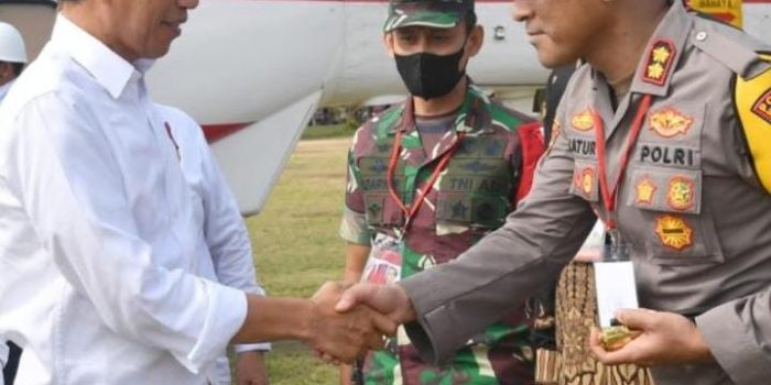 Polres Bangka Barat Laksanakan Pengamanan Kunjungan Presiden RI ke Bangka Barat