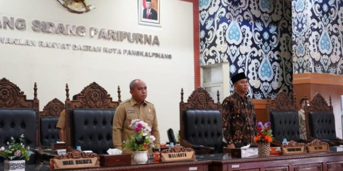 DPRD Pangkalpinang Gelar Rapat Paripurna ke-3 MP 1 TA 2023