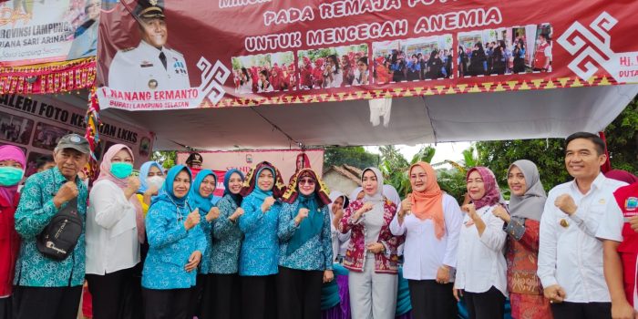 Diwakili Ketau 1 TP PKK Prov Lampung    Mamiyani Fahrizal Kunker di Lamsel