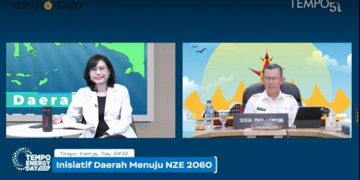 Fahrizal Darminto Sekda Prov Lampung  Paparkan Potensi Energi yang Dimiliki Lampung pada Acara Tempo Energy Day 2022