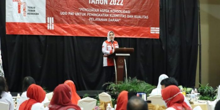 Riana Sari Arinal Ketua PMI Prov Lampung Hadiri Pertemuan Regional 1 UUD PMI 2022 se-Sumatra Banten dan DKI Jakarta 