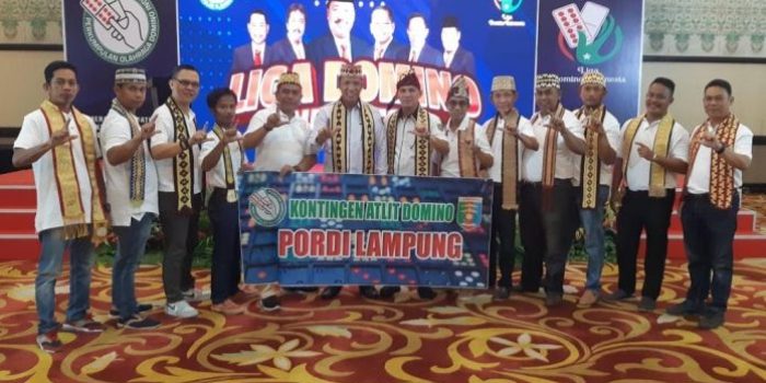 PORDI Lampun Kirimkan 10 Atlit Ikuti Kejurnas Liga Domino Indonesia