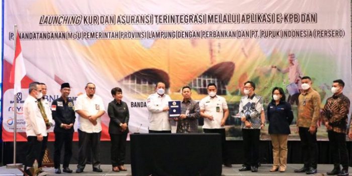 Melalui Aplikasi e-KPB Gubernur Lampung Arinal Djunaidi Luncurkan KUR