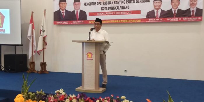 Bangun Jaya : Gerindra Lahir untuk Memperjuangkan Kesejahteraan Rakyat