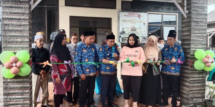 Peresmian Kantor Lurah Masjid Jami’, Diresmikan Langsung oleh Walikota Pangkalpinang