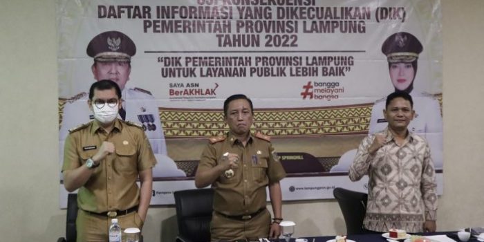 Ganjar Jationo Kadis Kominfotik Prov Lampung Buka Kegiatan DIK Balam