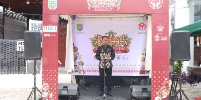 Kegiatan Festival Kuliner Dekranasda Lampung 2022, Pemprov Lampung Mengapresiasi