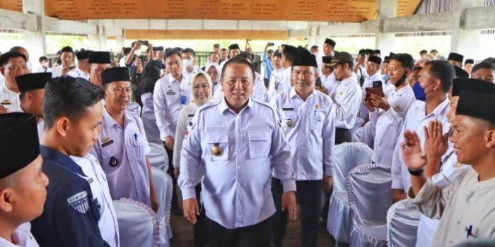 Kunker ke Kab Tubaba Arinal Djunaidi Gelar Silaturahmi Serta Dialog Langsung dengan Jajaran Forkopimda