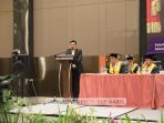 Sekda Naziarto Sampaikan Harapannya di Wisuda STIE dan STIH Pertiba