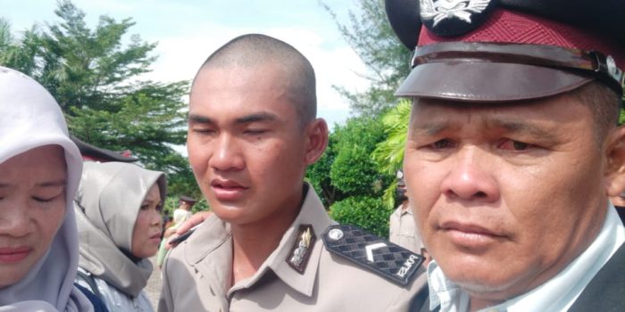 Geo Pani Anak Seorang Penjual Es di Bangka Selatan Berhasil Jadi Polisi