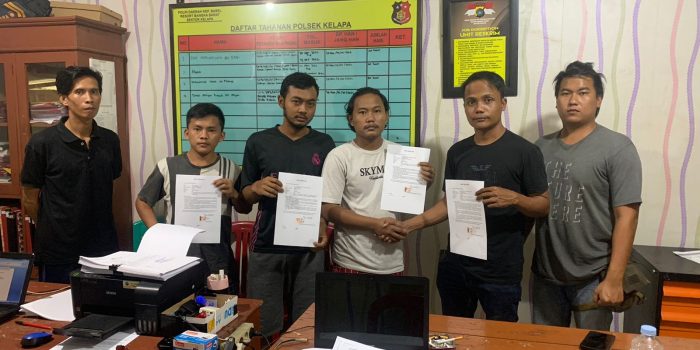 Polsek Kelapa Polres Bangka Barat Berhasil Terapkan Restorative Justice 