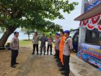 Pastikan Kenyamanan Pemudik, Polairud Polres Babar Siagagakan Pos Pantau Nataru