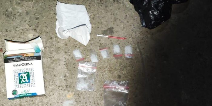 Simpan Sabu 1.89gram, SAS dan IDR Ditangkap Polisi di Jalan Parit 9 Toboali