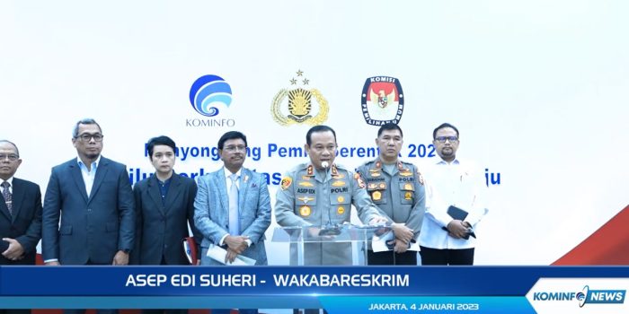 Sinergitas Kemenkominfo dan Polri Berantas Gelombang Hoaks Jelang Pemilu 2024