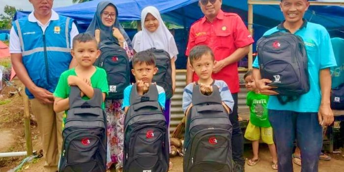 Pascagempa di Cianjur, PLN Berikan Perlengkapan Belajar Dukung Anak-anak Kembali Sekolah 