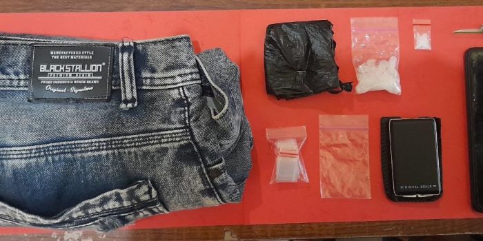 Nang Jadi Bandar Sabu Ditangkap Polisi di kontrakannya