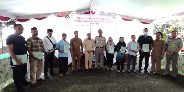 Walikota Molen Ajak Masyarakat Pangkalpinang Manfaatkan Program PTSL