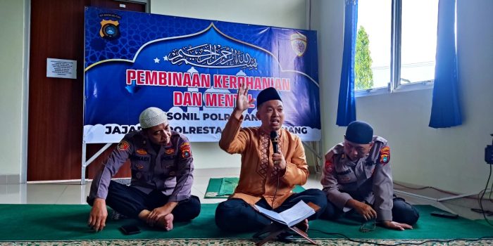 Binrohtal Personel Polresta Pangkalpinang, Ciptakan Sosok Anggota yang Humanis dan Bersahaja