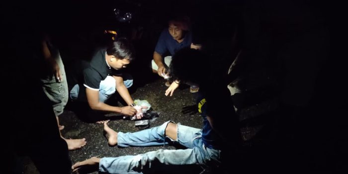 Respon Cepat Laporan Masyarakat, Sat Polairud Polres Babar Amankan Terduga Pengedar Narkoba