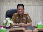 Pemprov Lampung Ikuti Webinar Terkait Pemilu 2024 Melalui Daring di Ruang Command Center Dinas Kominfotik