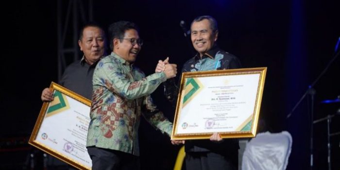 Gubernur Lampung Arinal Djunaidi Hadiri Penyerahan Penghargaan Menteri Desa PDTT Abdul Halim Iskandar di Bintan