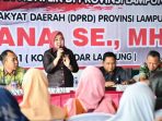 Kostiana Anggota DPRD Prov Lampung Gelar Sosialisasi Perda No 1 Tahun 2016 di Kota Teluk Betung Timur