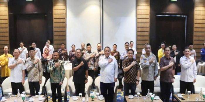 Mingrum Gumay Ketua DPRD Lampung Ikuti Rakor Rancangan Penataan Dapil DPRD Prov Lampung