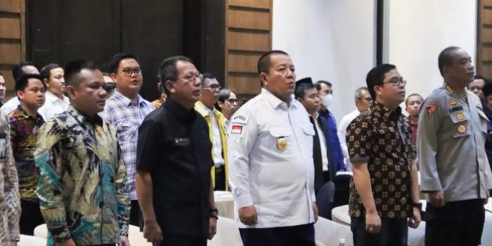 Rakor Uji Publik RPDP dan AKPU Anggota DPRD Prov Lampung di Hadiri Arinal Djunaidi